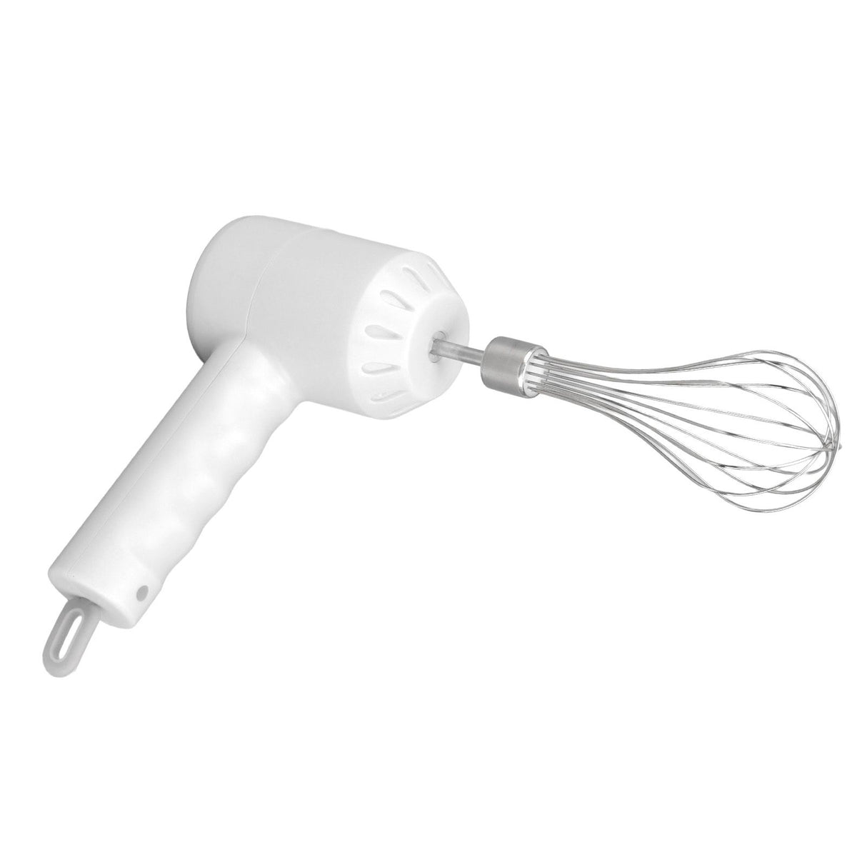 Cordless Electric Hand Mixer USB Rechargable Handheld Eggbeater Electric Milk Frother with 2 Stir Sticks for Home White