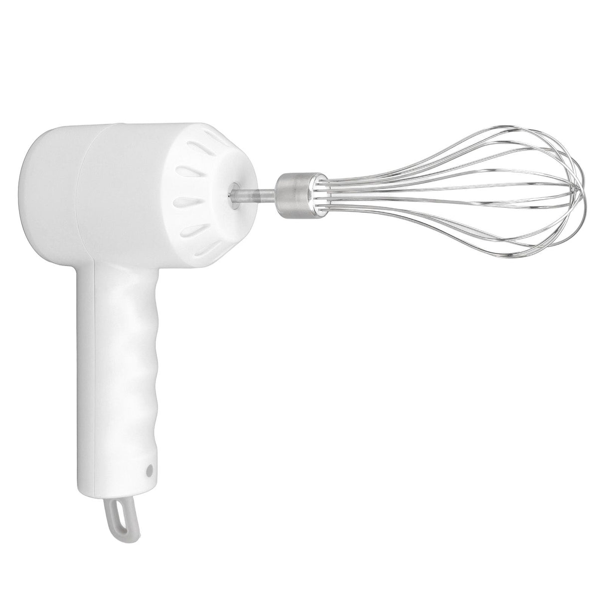 Cordless Electric Hand Mixer USB Rechargable Handheld Eggbeater Electric Milk Frother with 2 Stir Sticks for Home White