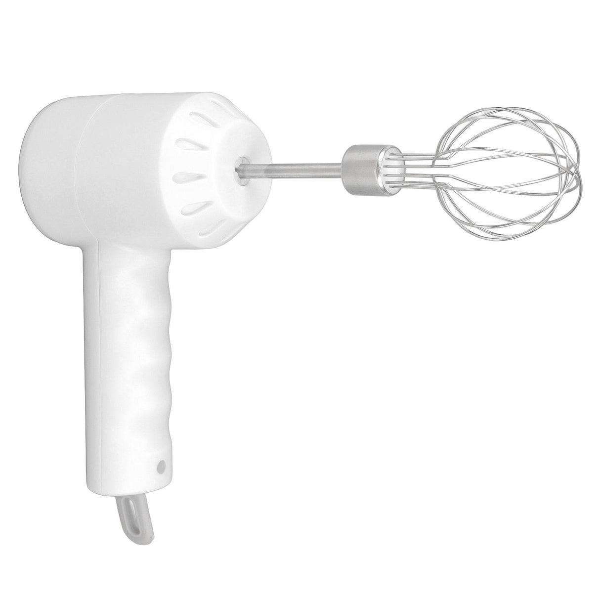 Cordless Electric Hand Mixer USB Rechargable Handheld Eggbeater Electric Milk Frother with 2 Stir Sticks for Home White