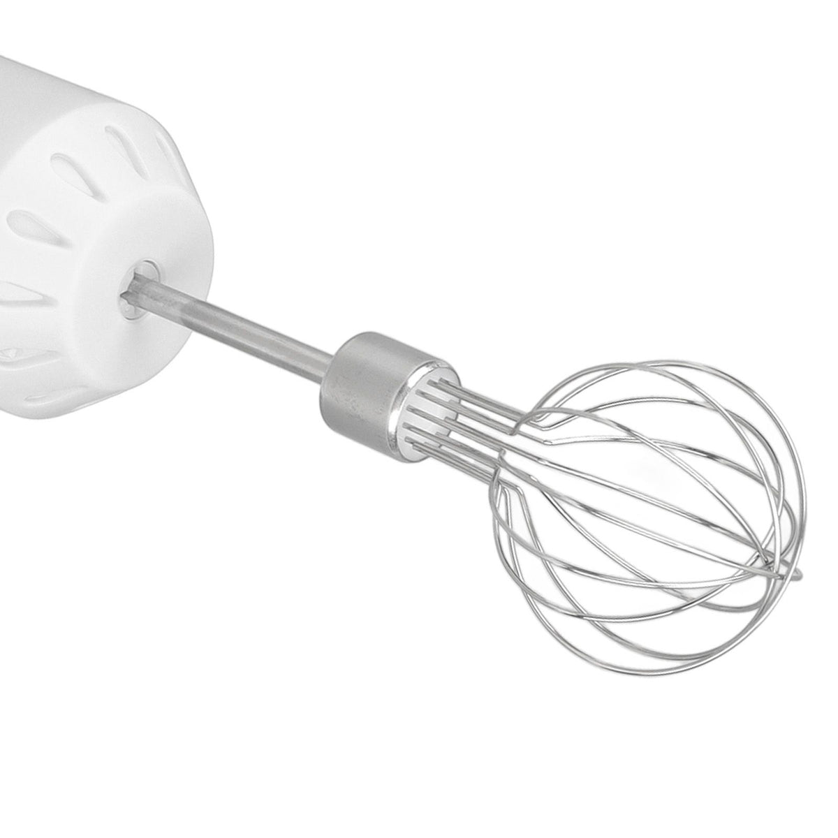 Cordless Electric Hand Mixer USB Rechargable Handheld Eggbeater Electric Milk Frother with 2 Stir Sticks for Home White