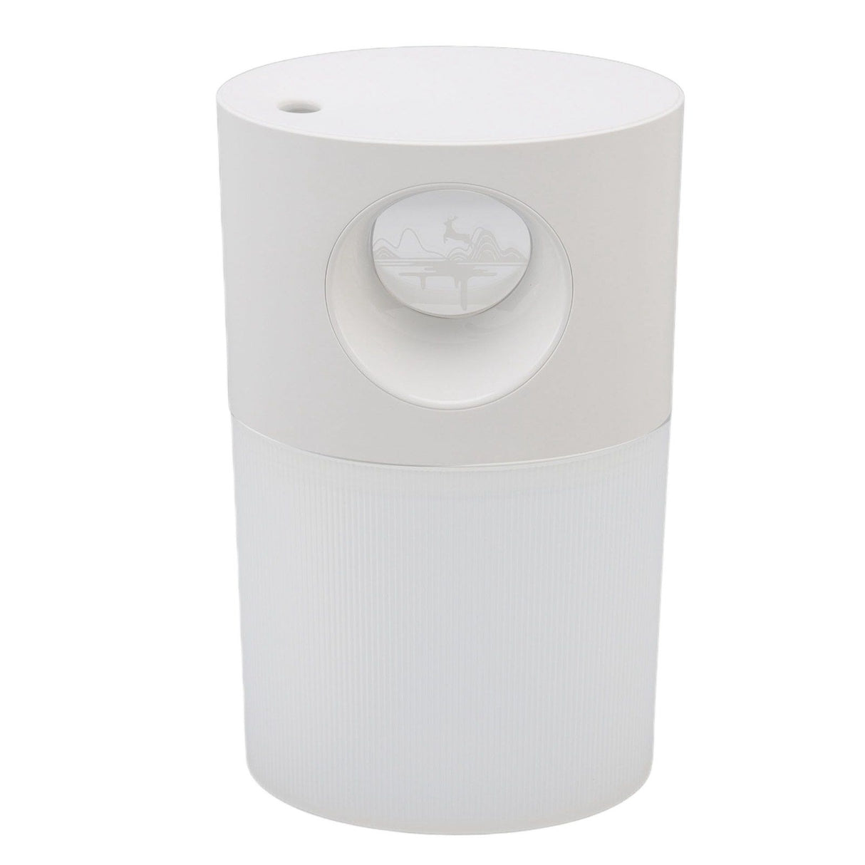 Mini Humidifier Quiet USB Rechargeable Fine Mist Portable Desktop Humidifier with Night Light for Home Office 350ml White
