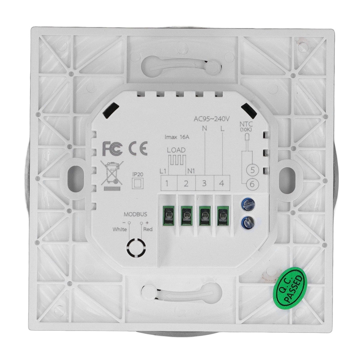 Smart Floor Heat Thermostat Voice Phone Control LCD Touch Screen WiFi Thermostat for Electric Heating Systems 95‑240VAC