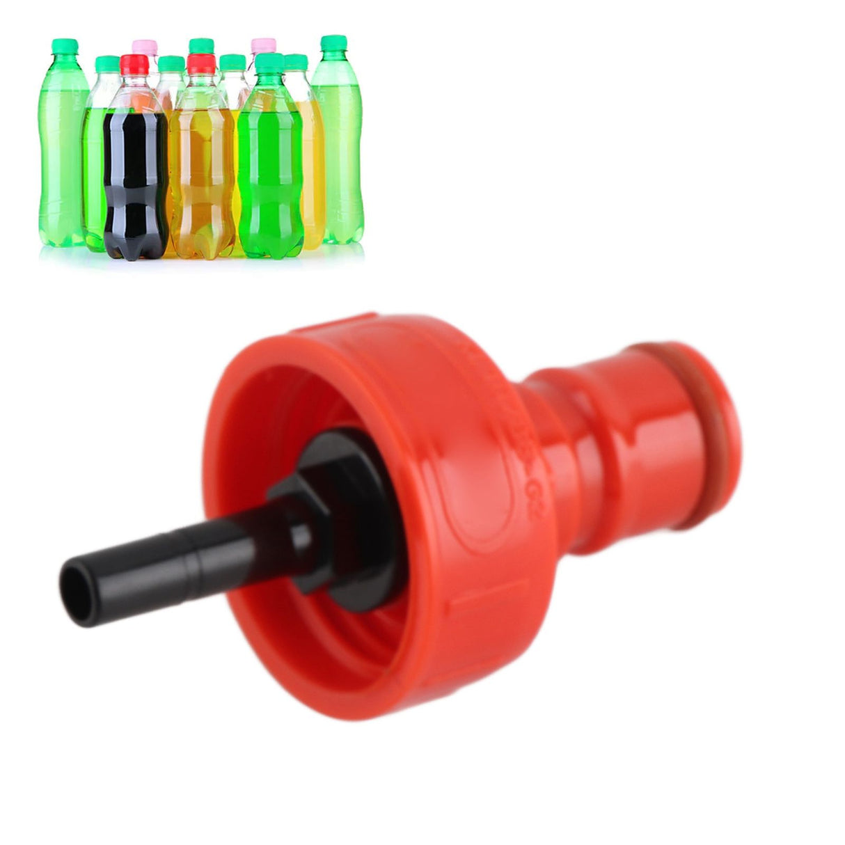 G1/4 Carbonation Cap Ball Lock Type Robust Lightweight ABS Carbonation PET Soda Bottle Filling