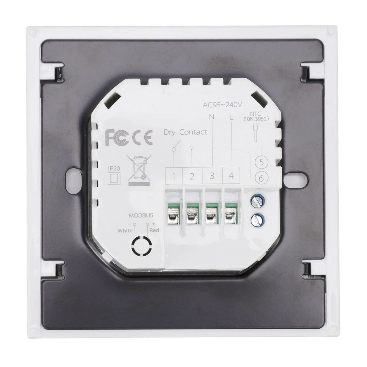 BHT 002GC Boiler Heating Programmable Thermostat Digital Touch Screen Thermostat with Large LCD Display Passive Output Temperature Controller 95‑240V