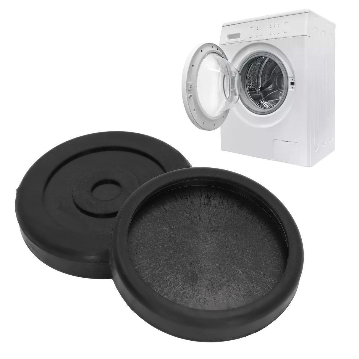 4 Pcs Anti Vibration Feet Pads Antislip Rubber Washing Machine Feet Mats for Washer Dryer