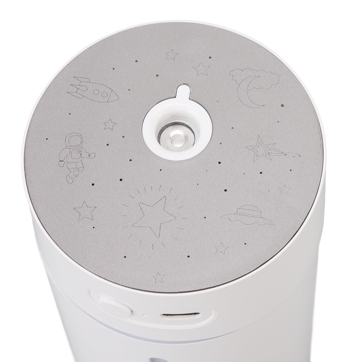 Mini Humidifier 250ml USB Charge Projector Light Cool Visible Water Level Desk Humidifier for Bedroom Office Car