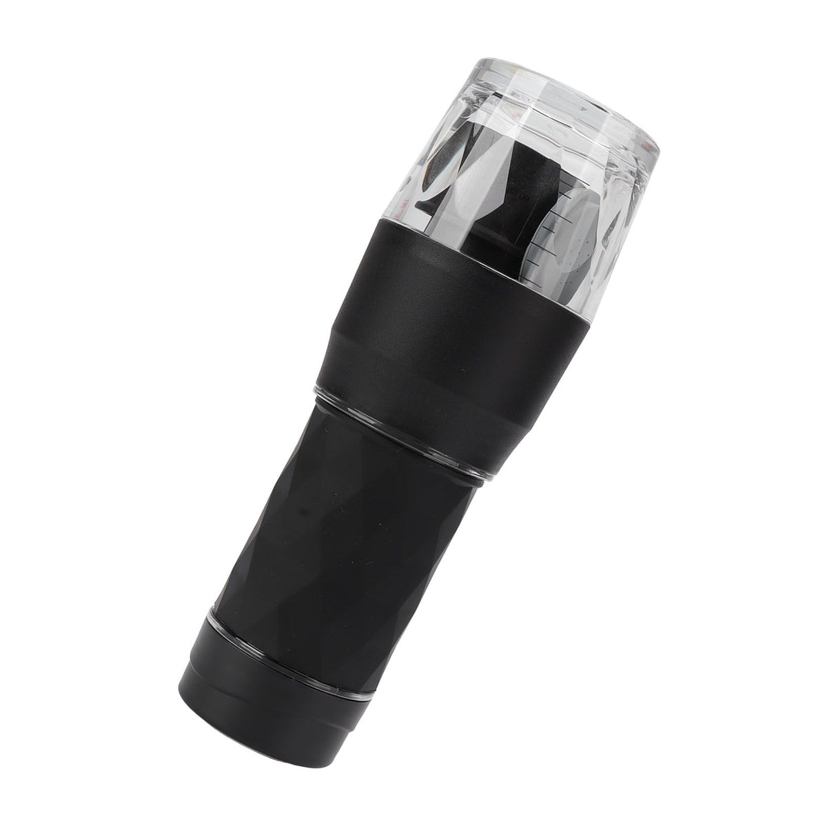 Maual Hand Coffee Maker Portable Travel Coffee Machine Compatible Ground Coffee and Coffee Capsule for Outdoor Black