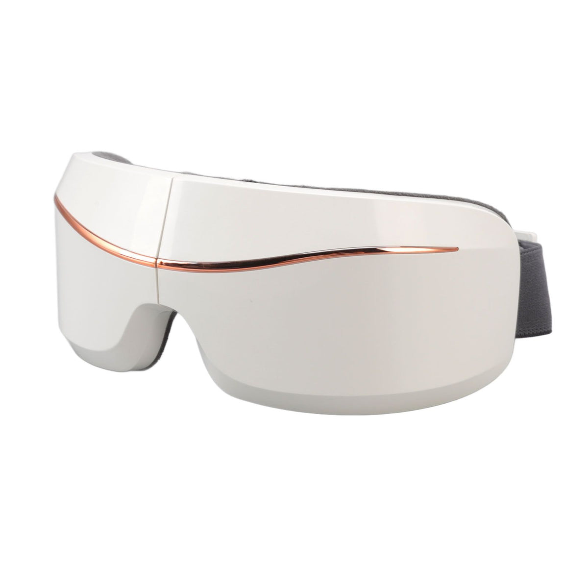 Eye Massager Smart Bluetooth Heating Vibration USB Charging Eye Massage Machine for Home Dorm White