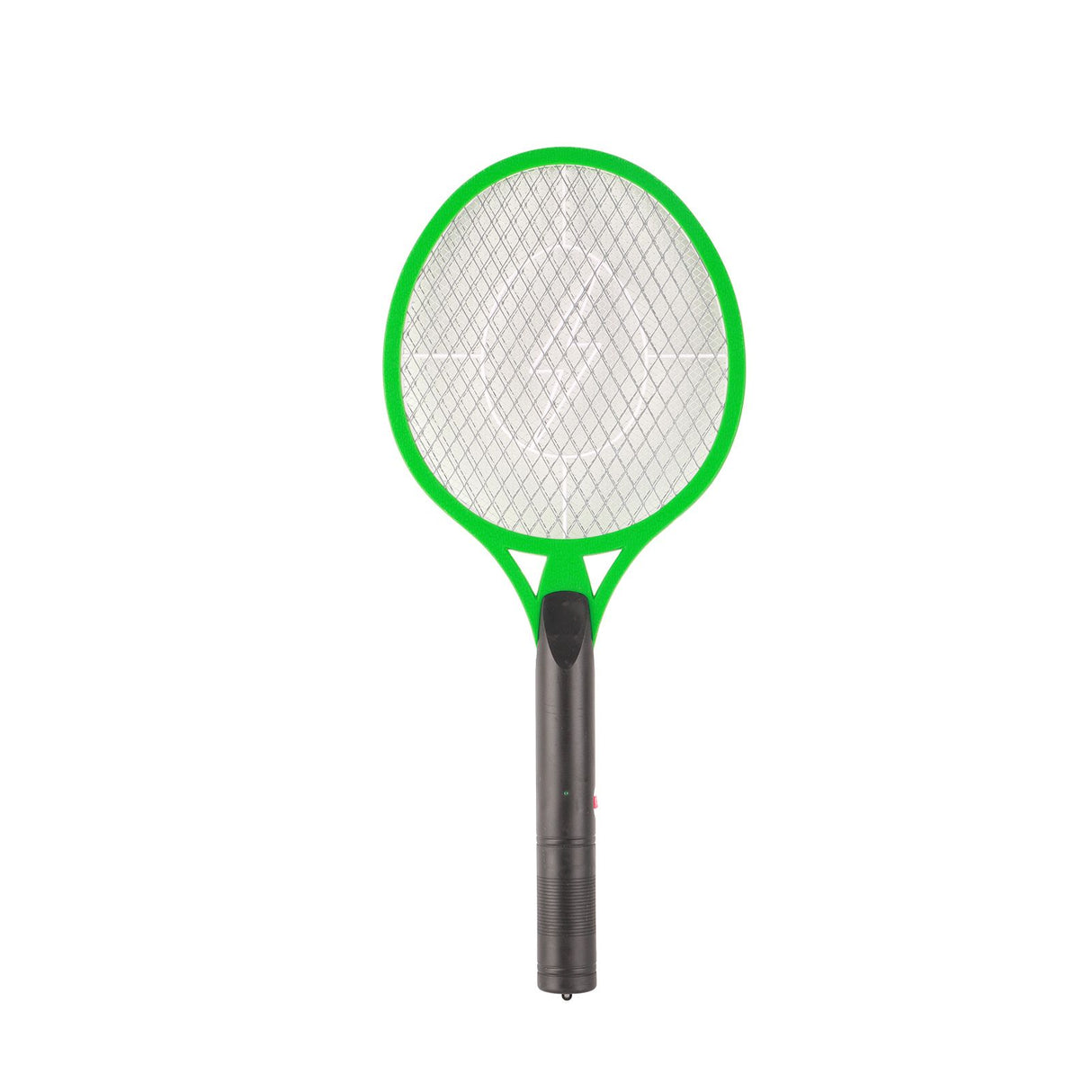 Electric Fly Swatter Racket Professional Triple Layer Large Mesh Safety Mosquito Bat for Home Camping Outdoor Green