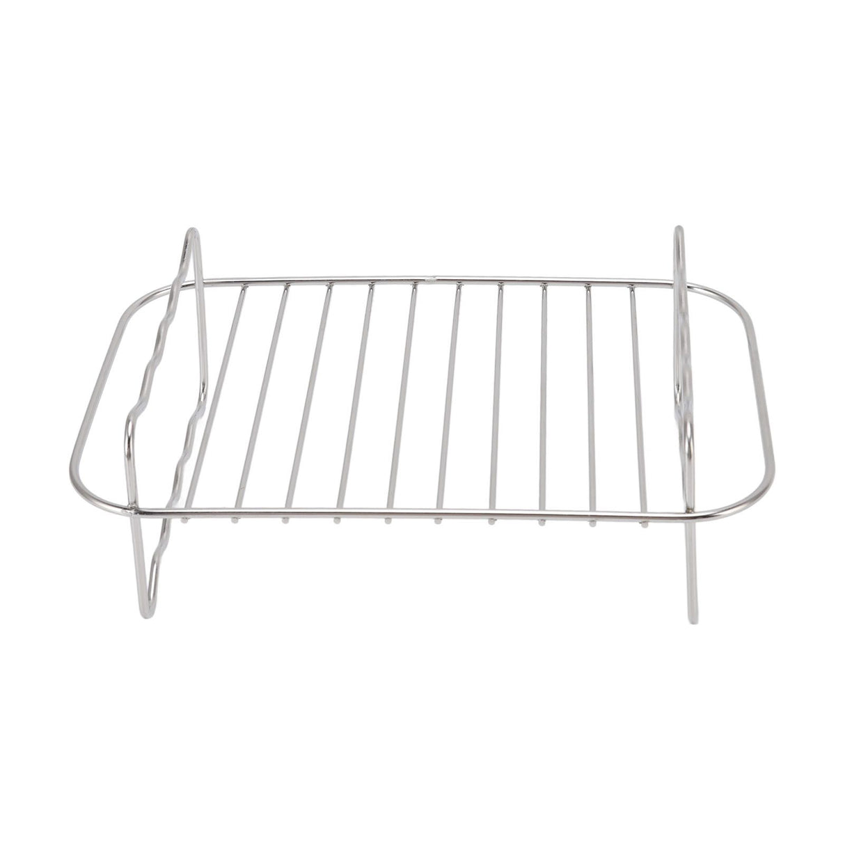 Fryer Rack Stainless Steel Rectangle Double Layer Fryer Accessory for NINJA FOOD 8QT Dual Basket Fryer
