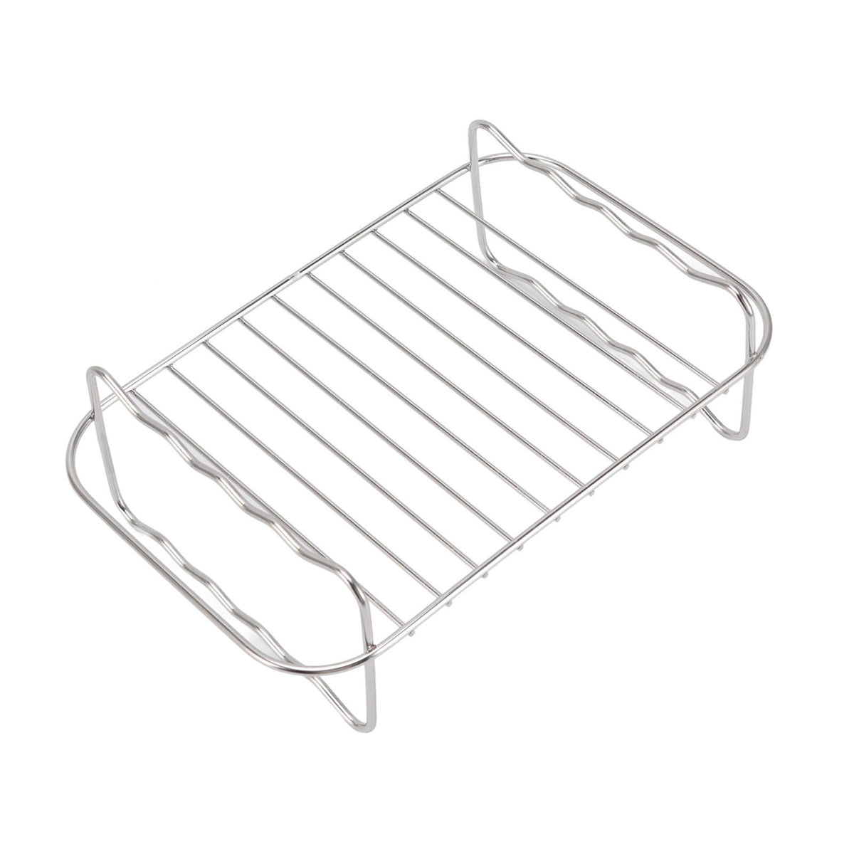 Fryer Rack Stainless Steel Rectangle Double Layer Fryer Accessory for NINJA FOOD 8QT Dual Basket Fryer