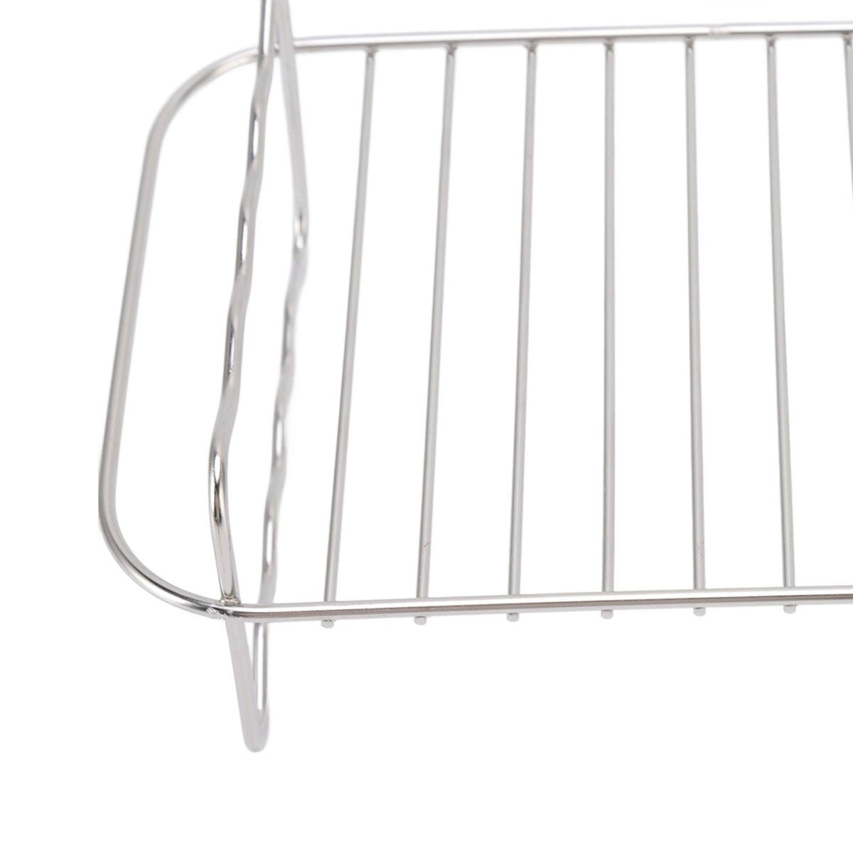 Fryer Rack Stainless Steel Rectangle Double Layer Fryer Accessory for NINJA FOOD 8QT Dual Basket Fryer