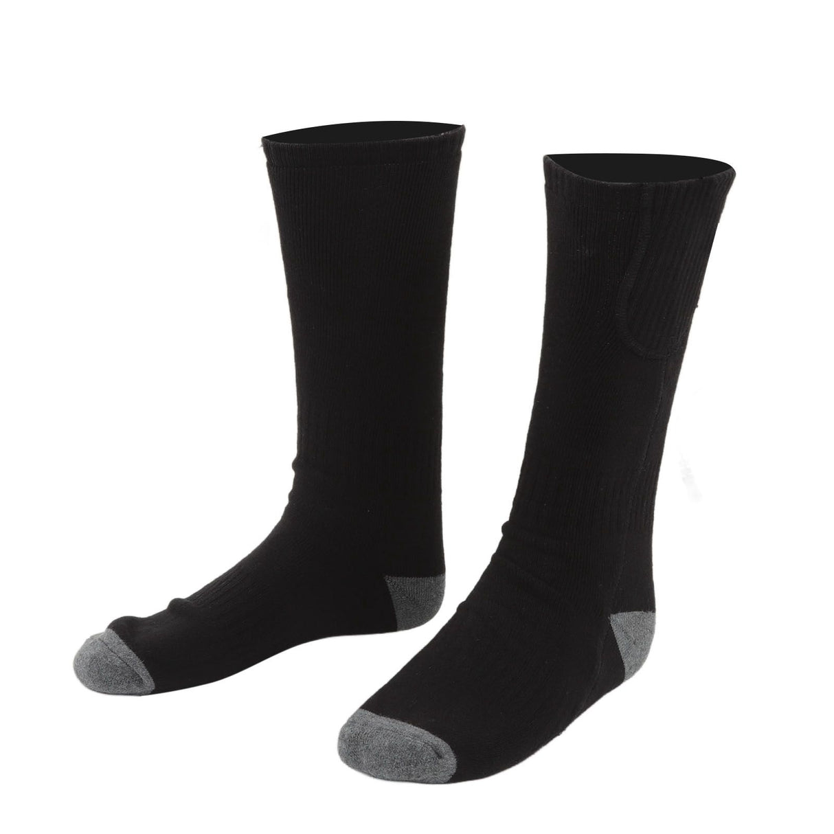 Smart Heating Socks Foot Thermal Electric Heated Stockings Winter Cold Resistant Electric Socks Black
