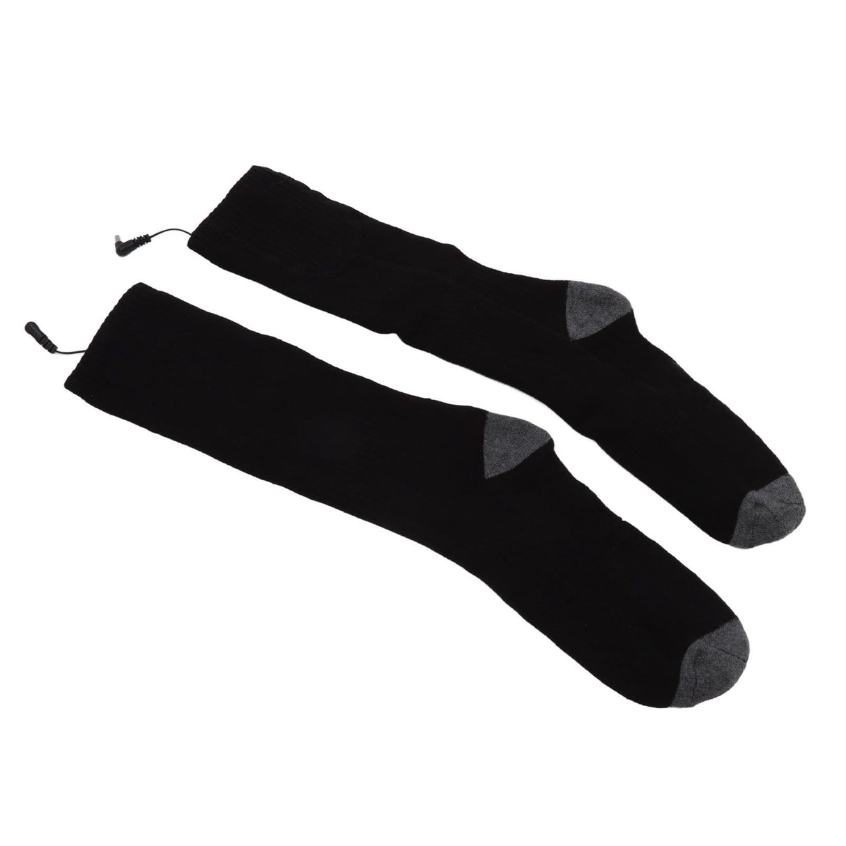 Smart Heating Socks Foot Thermal Electric Heated Stockings Winter Cold Resistant Electric Socks Black