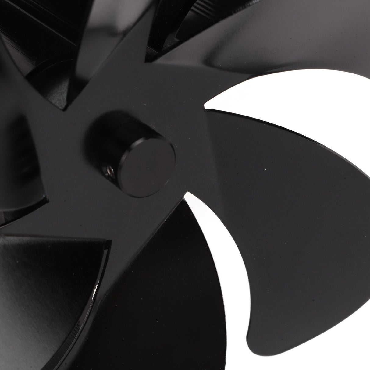 6 Blade Stove Eco Fan Black High Temperature Resistant Self Starting Energy Saving Heat Powered Fan for Home