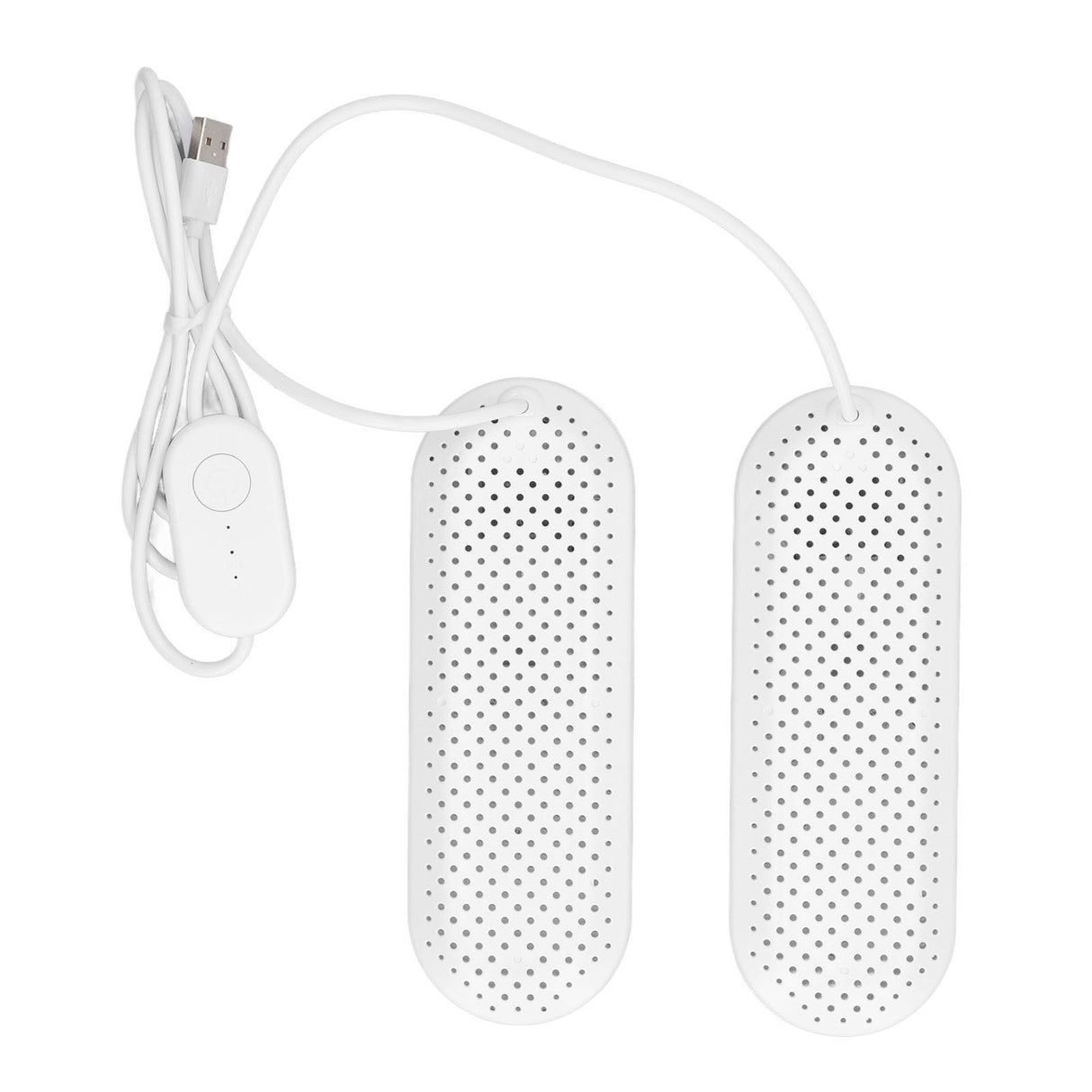 Household USB Shoe Dryer Student Dormitory Adult Deodorizing Boot Shoes Dryer with Timer White
