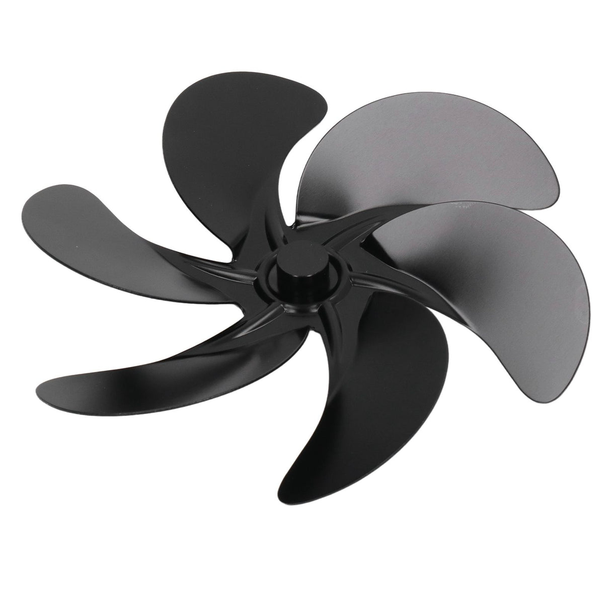 6 Blades Fireplace Fan Blade Replacement Universal Aluminum Alloy Fan Blade Stove Fan Accessories