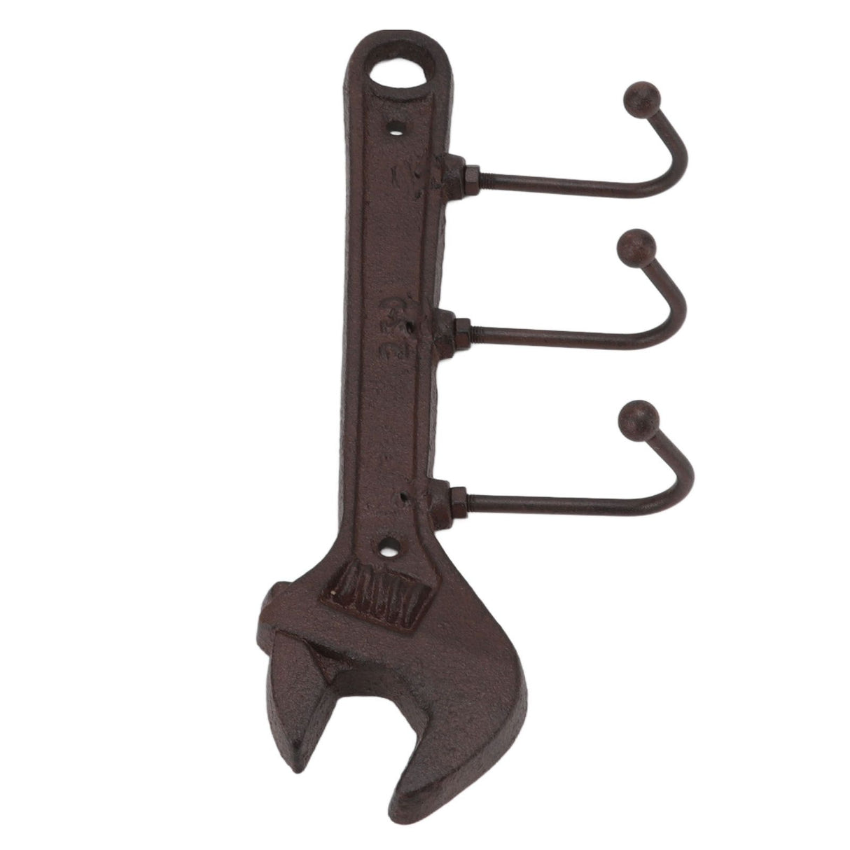 Industrial Style Hook Innovative Wall Decorative Cast Iron Hooks Clothes Hanger Pendant for Bar Entryway Wrench Shape 24x10.5x4.5cm