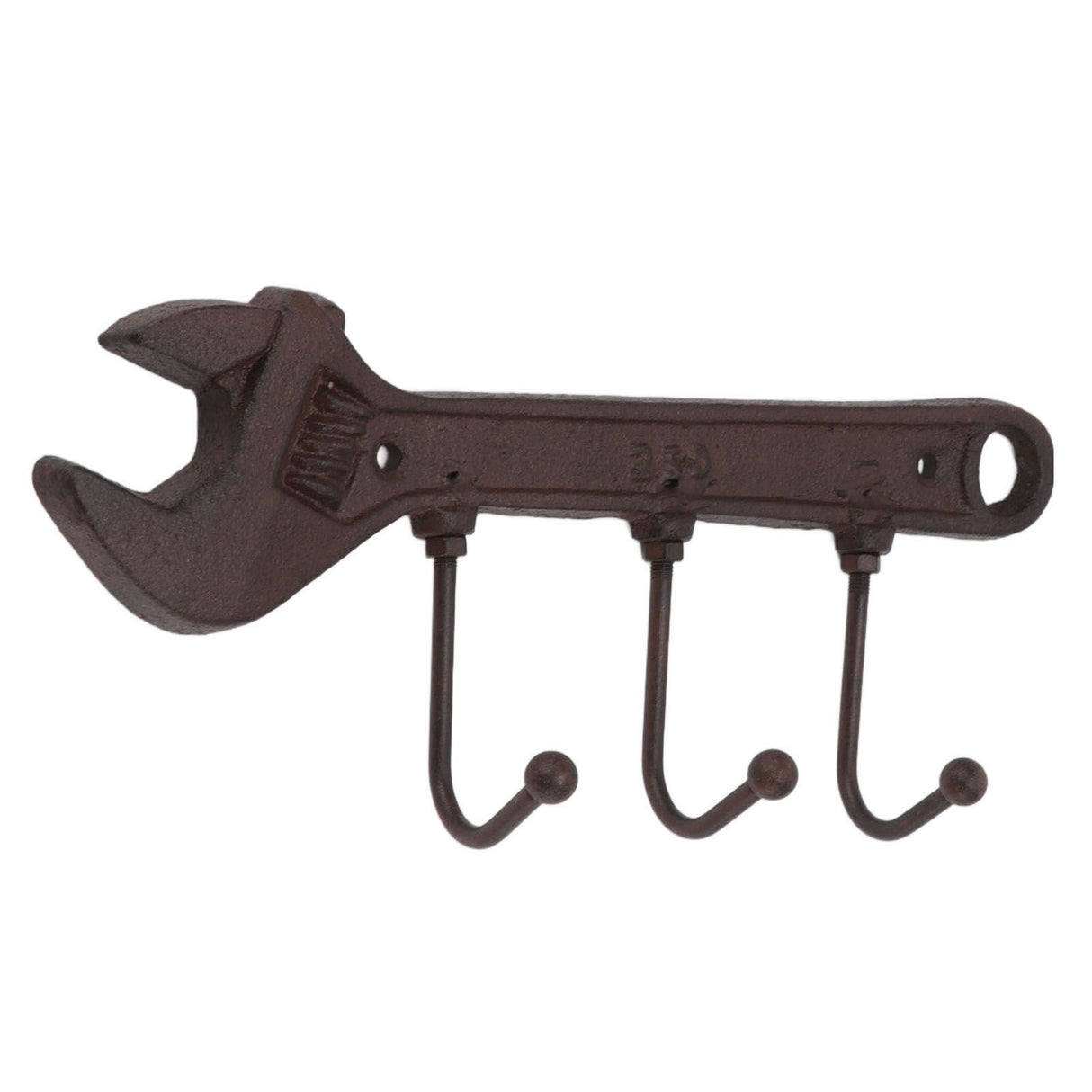 Industrial Style Hook Innovative Wall Decorative Cast Iron Hooks Clothes Hanger Pendant for Bar Entryway Wrench Shape 24x10.5x4.5cm