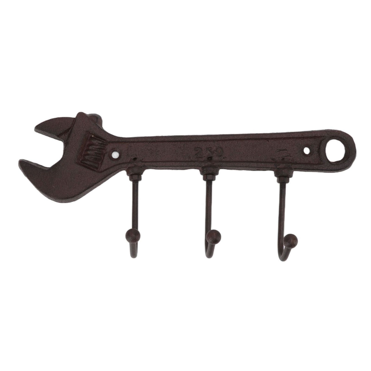 Industrial Style Hook Innovative Wall Decorative Cast Iron Hooks Clothes Hanger Pendant for Bar Entryway Wrench Shape 24x10.5x4.5cm