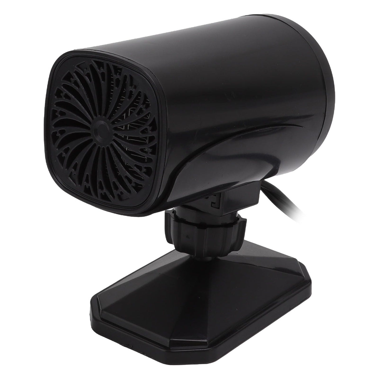 Car Heater Fan 2 in 1 Cooling Heating Car Fan Portable Windshield Defroster Defogger Black 12V