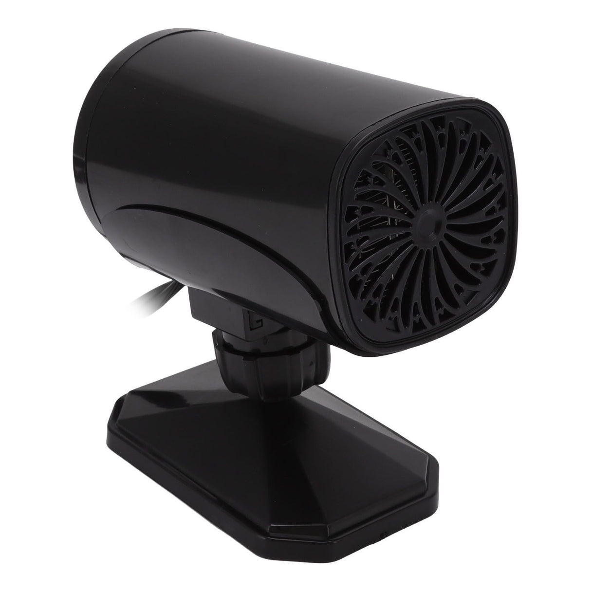 Car Heater Fan 2 in 1 Cooling Heating Car Fan Portable Windshield Defroster Defogger Black 12V