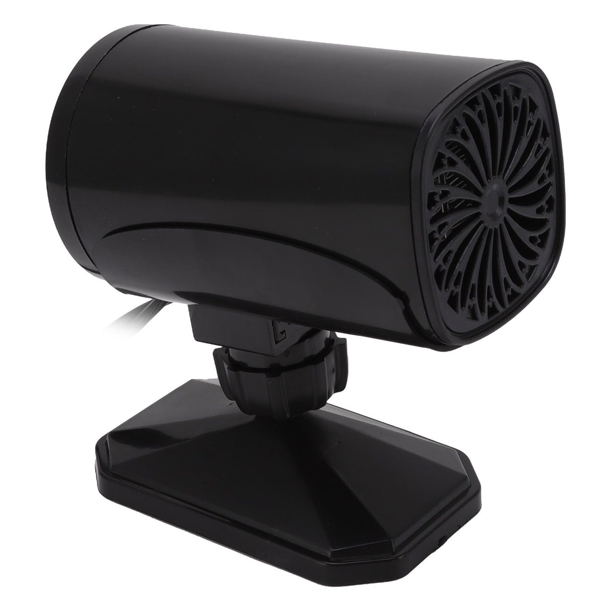 Car Heater Fan 2 in 1 Cooling Heating Car Fan Portable Windshield Defroster Defogger Black 12V