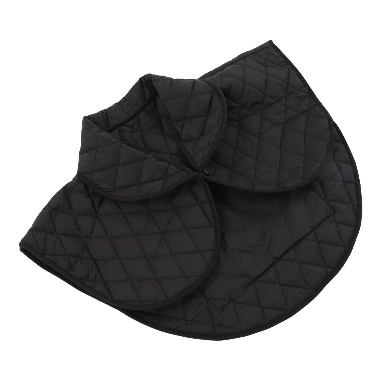 Shoulder Heating Pad Cold Proof Polyester Fiber USB Power Supply Unisex Electric Heated Shawl for Winter Black