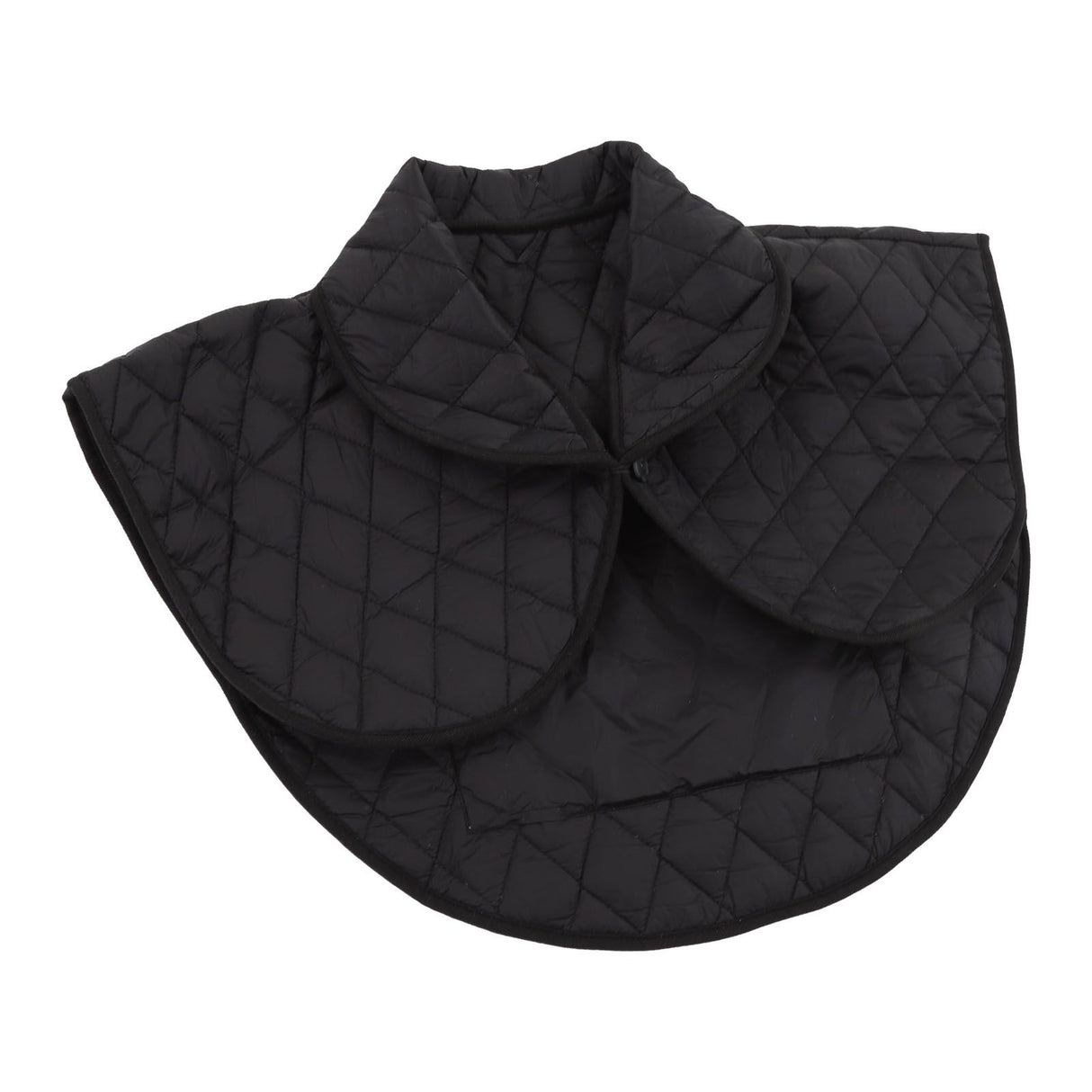 Shoulder Heating Pad Cold Proof Polyester Fiber USB Power Supply Unisex Electric Heated Shawl for Winter Black