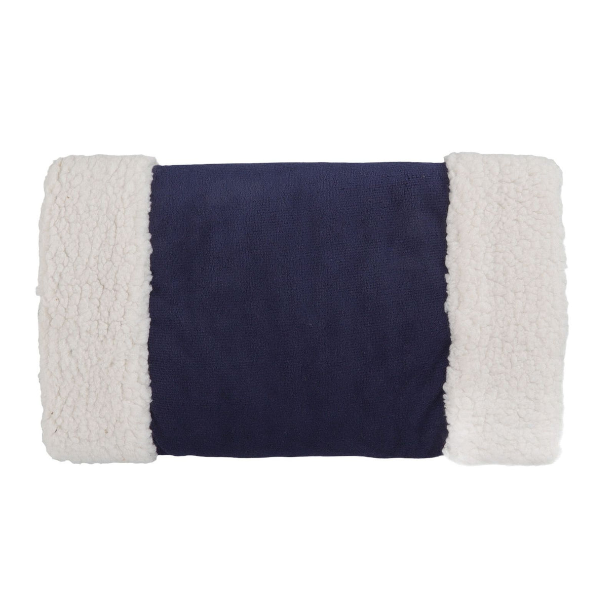 Portable Heated Hand Muff Plush Thickened Heated Hand Warmer Pouch USB Rechargeable Electric Heater for Autumn Winter Warm 10W 5V Dark Blue