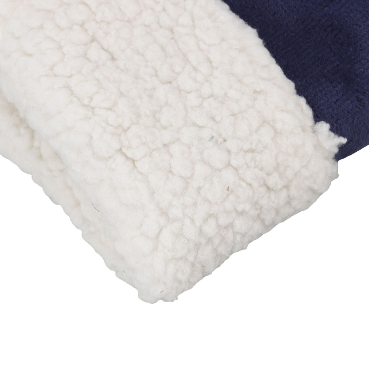 Portable Heated Hand Muff Plush Thickened Heated Hand Warmer Pouch USB Rechargeable Electric Heater for Autumn Winter Warm 10W 5V Dark Blue