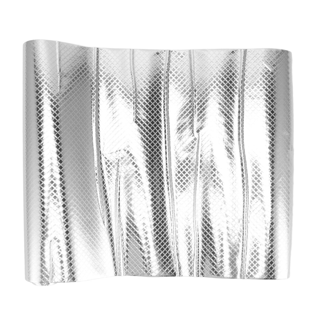 Kitchen Aluminum Foil Stickers Oil Proof Waterproof PVC Self Adhesive Kitchen Backsplash Wallpaper for Kitchen Cabinet Silver Size: Approx. 30x200cm / 11.8x78.7in