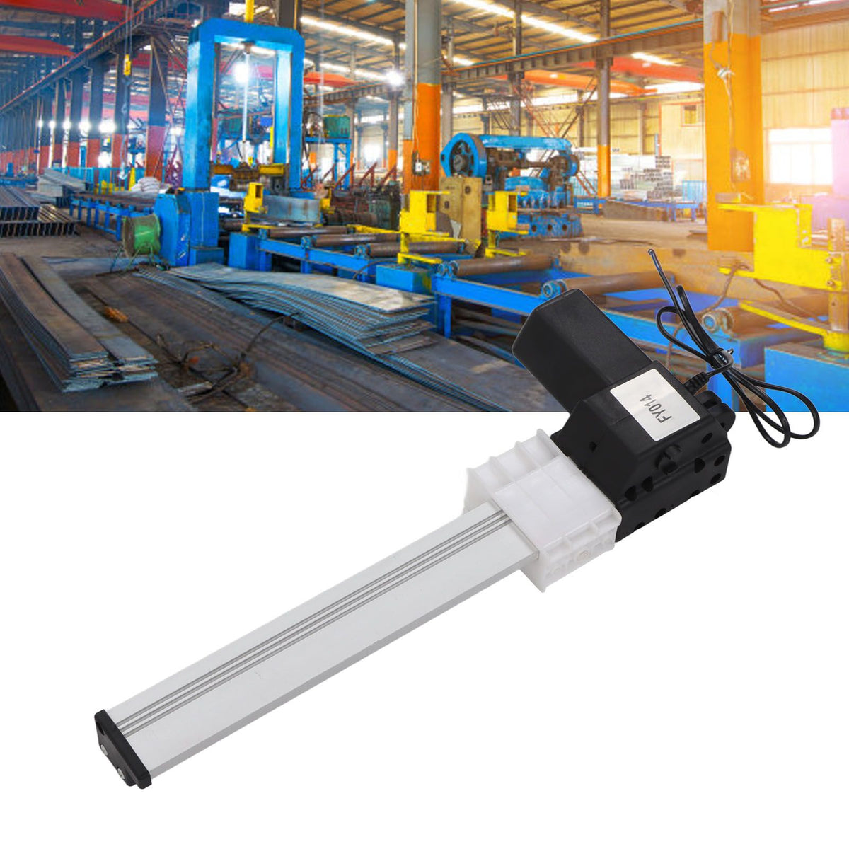 Fy014 Mini Electric Linear Actuator 24V Motor 249mm Stroke 4000N Force 4mm/s Speed Linear Actuator