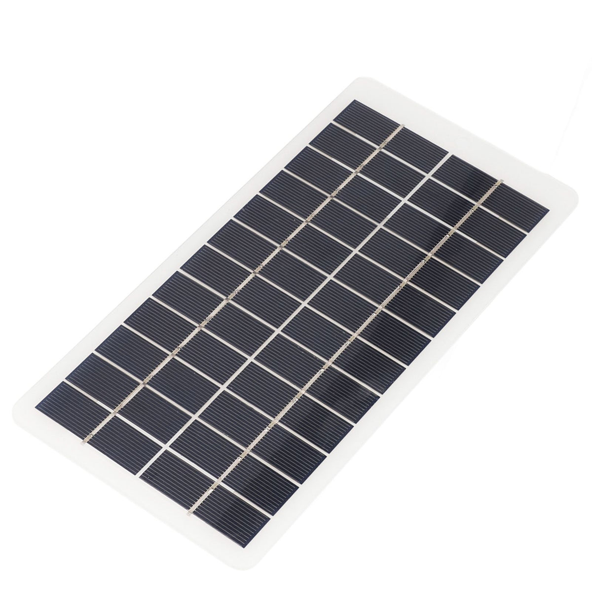 Solar Panel Polysilicon High Light Transmission Portable Solar Cell with DC Interface for 3.7V Battery 5W 12V