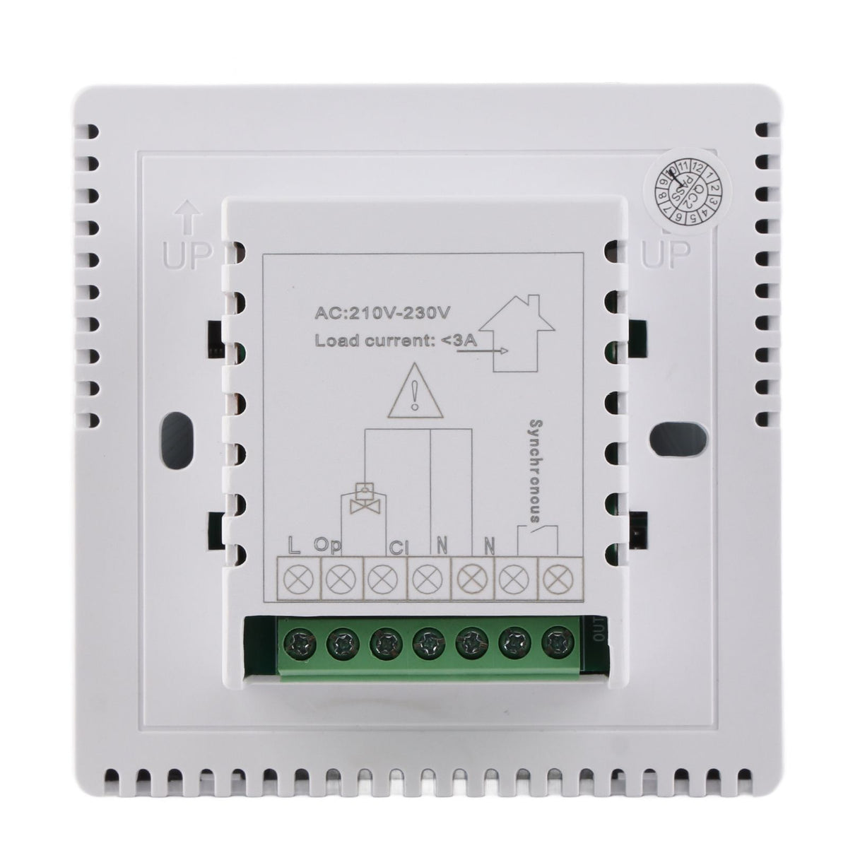 Floor Heating Thermostat Programmable Large LCD Display Plumbing Temperature Controller with 485 Communication 220V