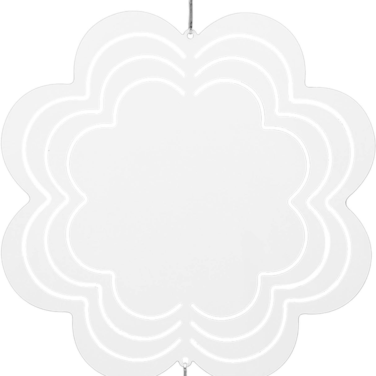 DIY Sublimation Wind Chime Aluminum Blank Wind Chimes Hanging Pendant for Outdoor Garden Courtyard Decoration 200x200x1mm