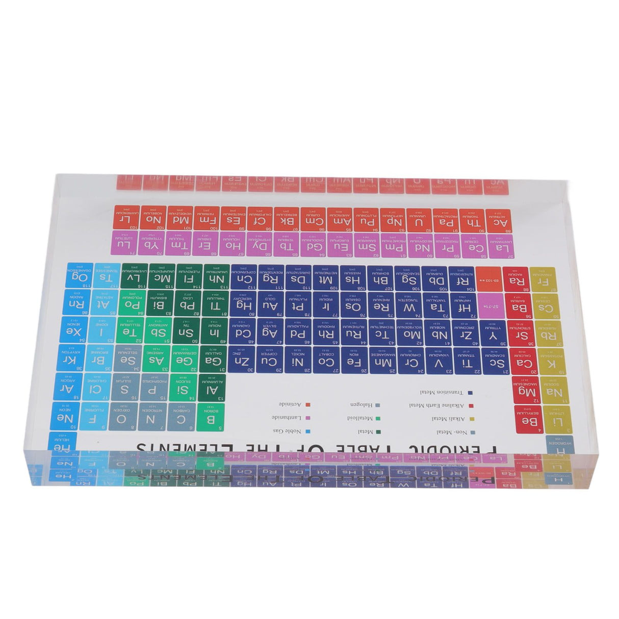 Educational Periodic Table Decoration Safe Odorless Modern Acrylic Periodic Table Elements for Home School Large Size
