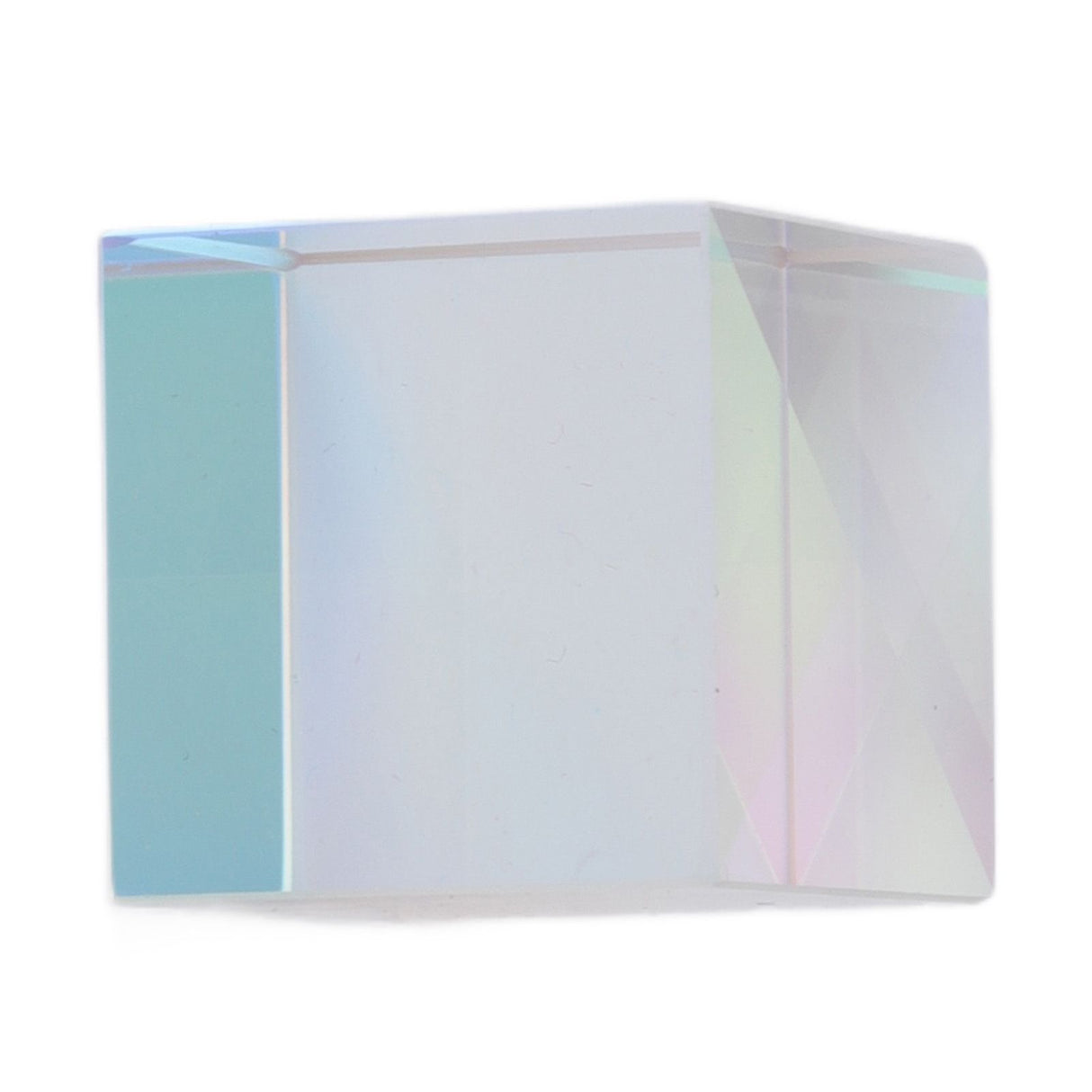 Prism Cube Optical Glass RGB Dispersion Color Cube Sun Catcher X Cube Prism Birthday Gift 20x20x20mm/0.8x0.8x0.8in