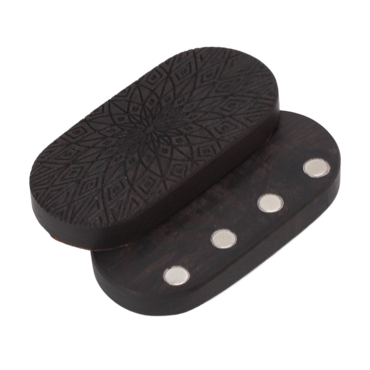 Ebony Magnetic Push Slider Toy Anti Stress Adults Hardwood Push Slider Stress Relief Sensory Toys Autism ADHD Unlimited Sunflower