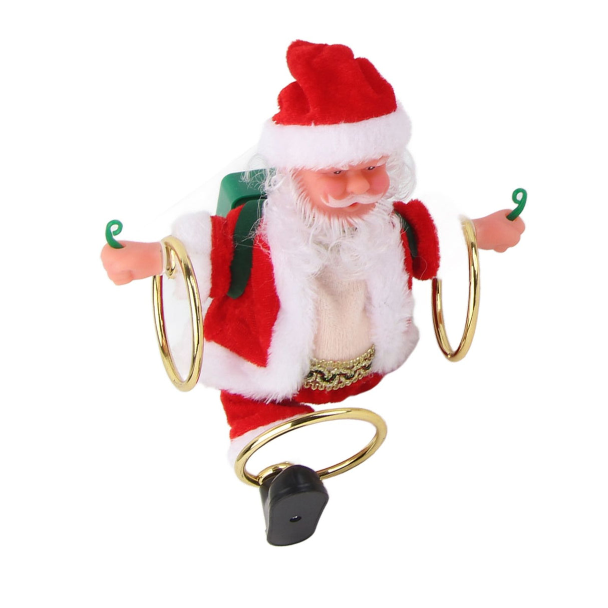 Parachute Christmas Ornaments Lovely Shape Safe Eco Friendly Fleece PC Christmas Hanging Ornament Parachute for Kids Circling