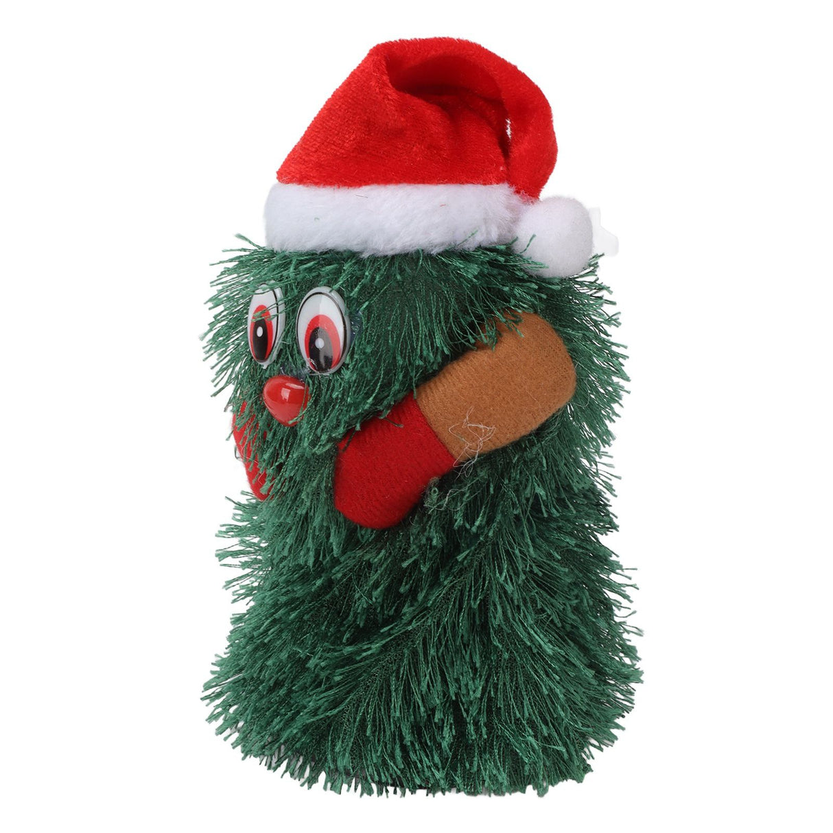 Tabletop Christmas Tree Musical Rotatable Cute Plant Shape Christmas Tree Figurine Decoration
