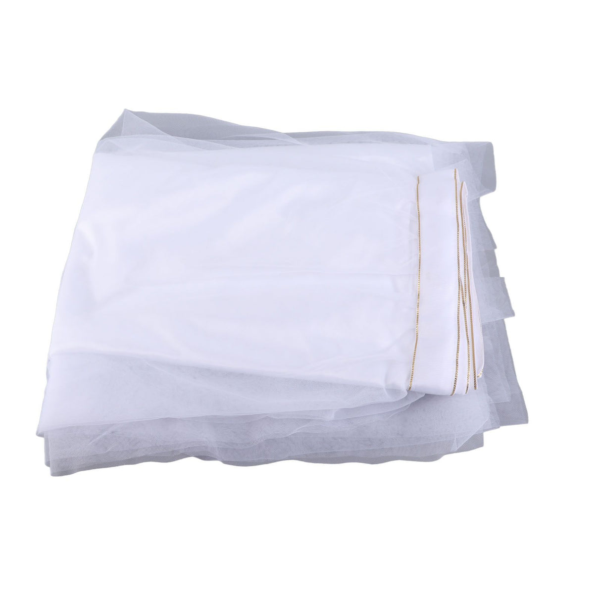 Table Cloth Soft Fluffy Stretchy Tulle Wedding Table Runner Table Skirt Wedding Table Decorations White 183x75cm (6x2.5ft)