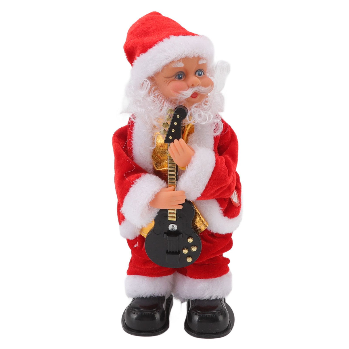 Electric Musical Dancing Christmas Old Man Interesting Hip Shaking Christmas Old Man Doll Decoration Gifts Guitar