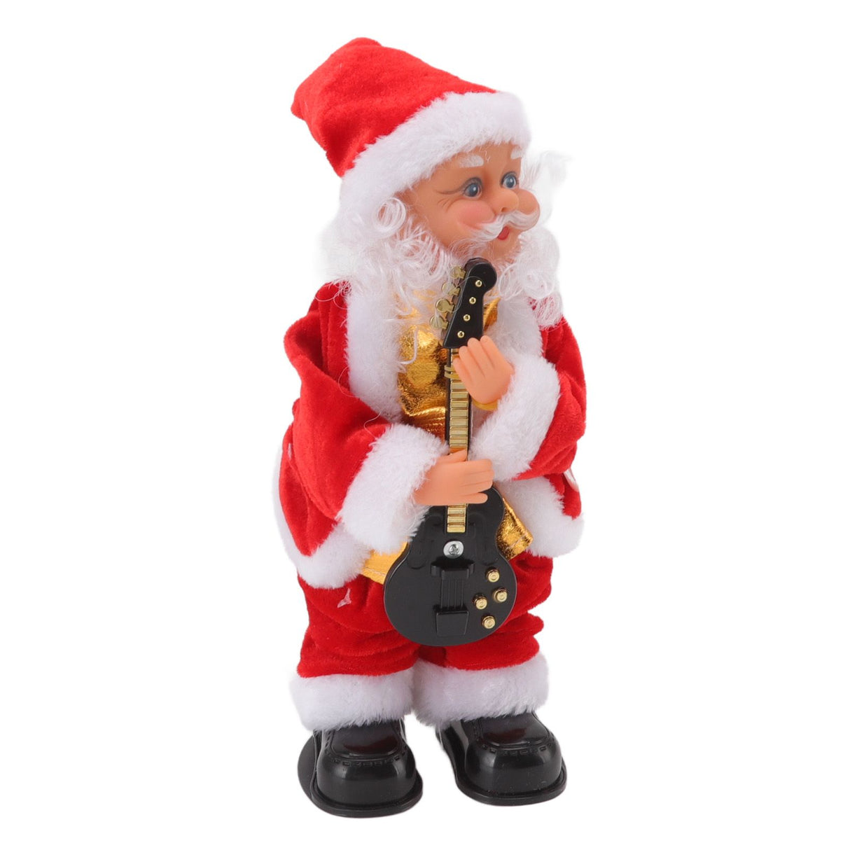 Electric Musical Dancing Christmas Old Man Interesting Hip Shaking Christmas Old Man Doll Decoration Gifts Guitar