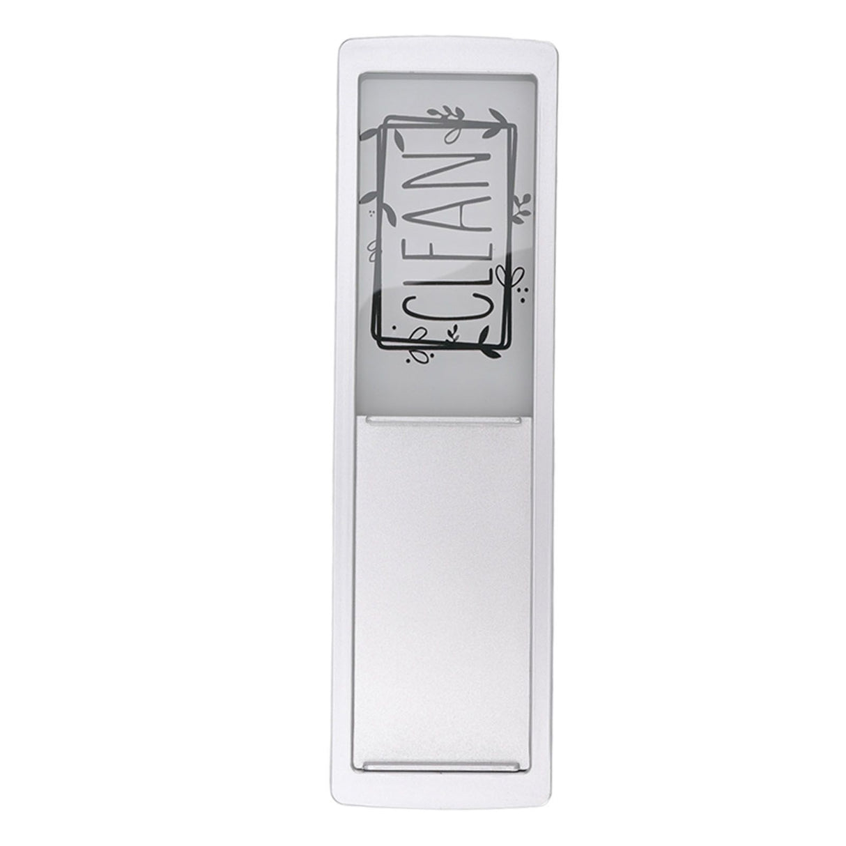 Dishwasher Magnet Easy To Read Clean Dirty Sign Indicator for Dishwasher With Double Sided Adhesive Tape Silver (Black and White)