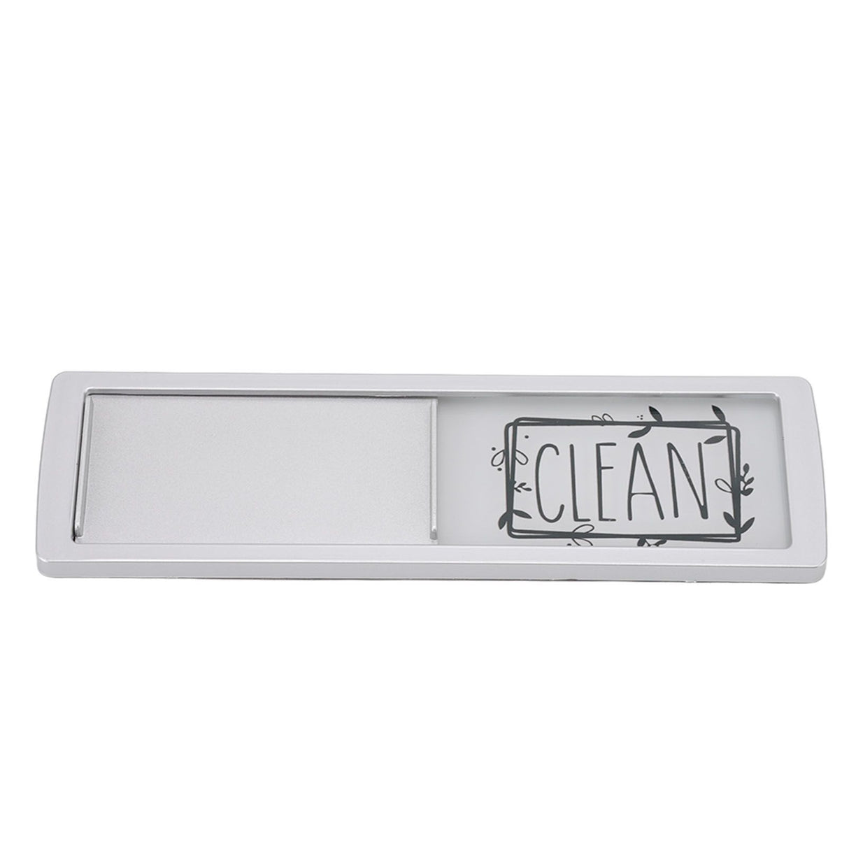 Dishwasher Magnet Easy To Read Clean Dirty Sign Indicator for Dishwasher With Double Sided Adhesive Tape Silver (Black and White)