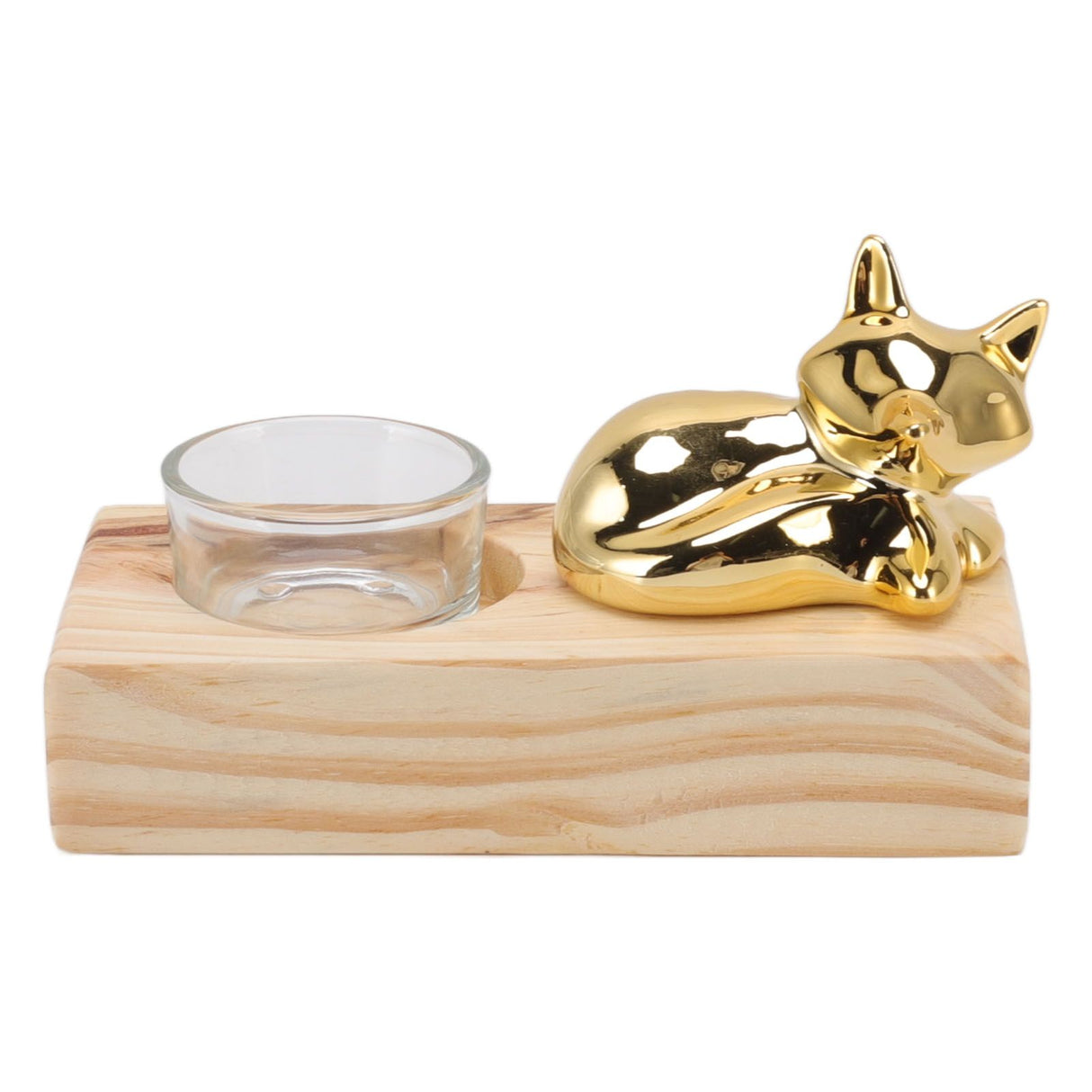 Candle Holder Decor Nordic Wooden Ceramic Glass Household Party Bedroom Ornament Gift