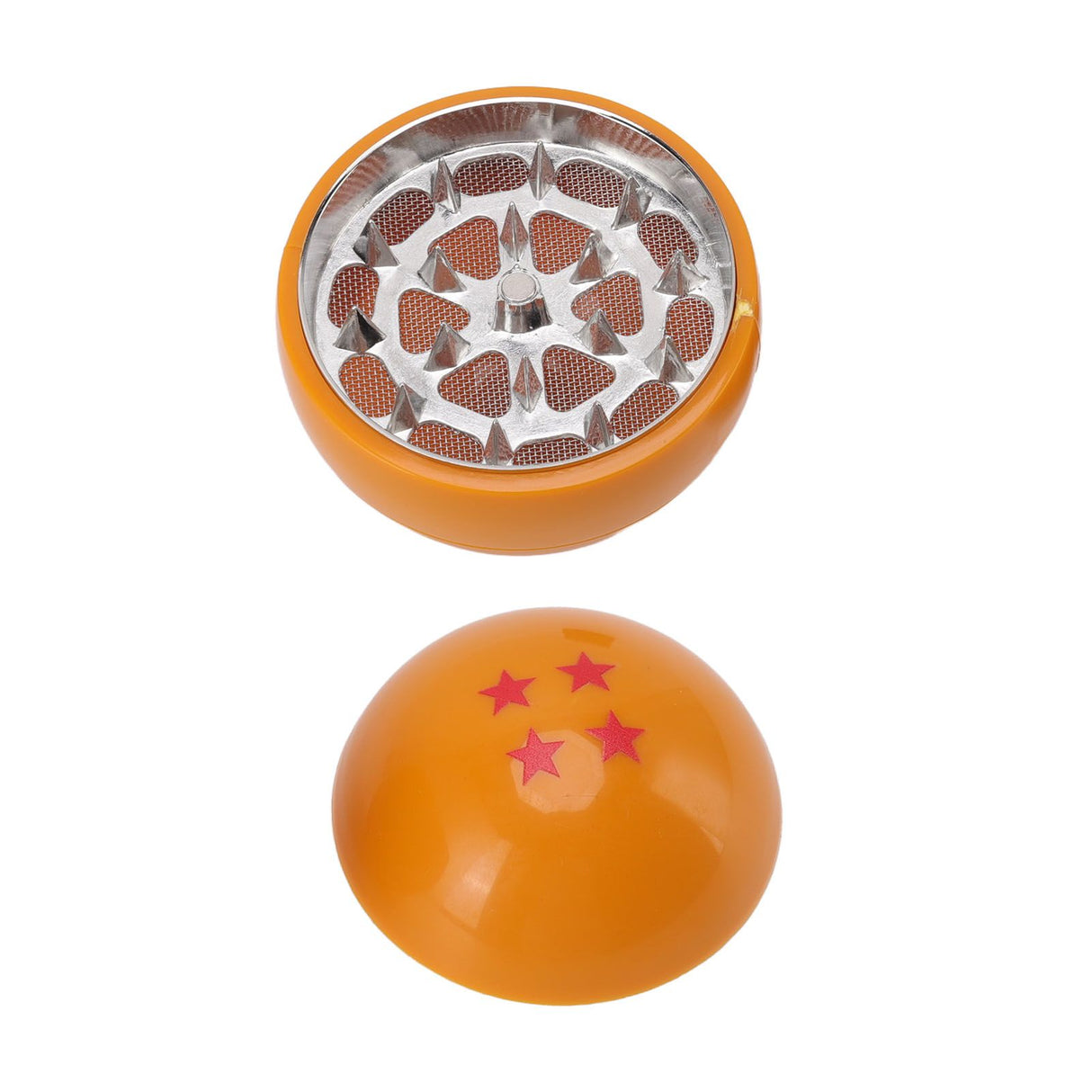 Spice Grinder 3 Layers Filter Zinc Alloy 55mm Ball Shap Strong Teeth Magnetic Connection Spice Crusher Hand Muller
