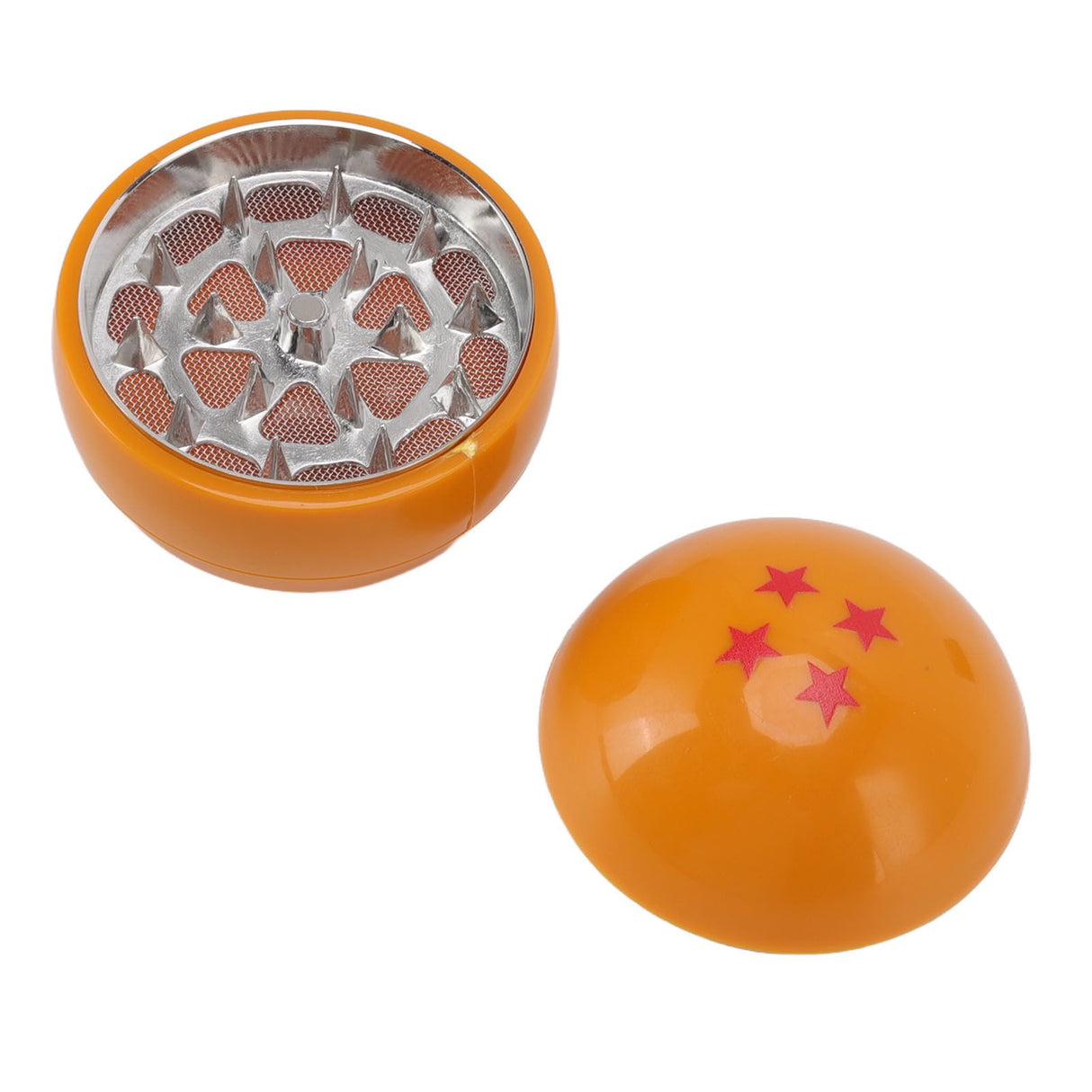 Spice Grinder 3 Layers Filter Zinc Alloy 55mm Ball Shap Strong Teeth Magnetic Connection Spice Crusher Hand Muller