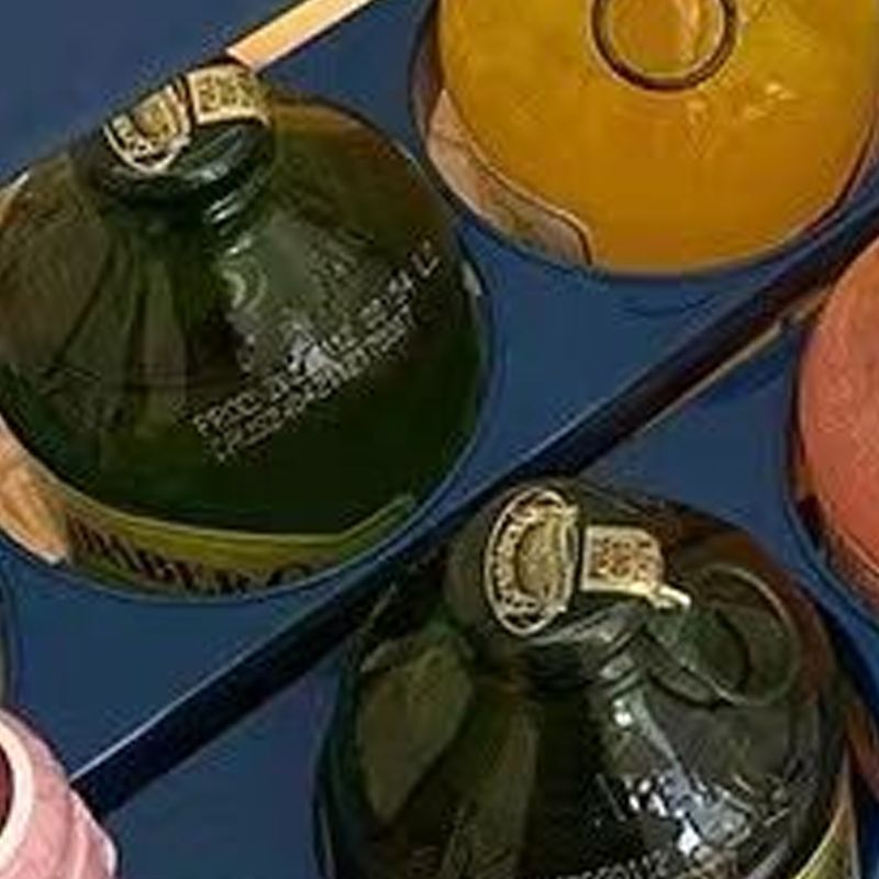 Portable Beer Bottle Rack Pure Color Foldable Beverage Storage Rack Picnic Beer Handle Basket Blue
